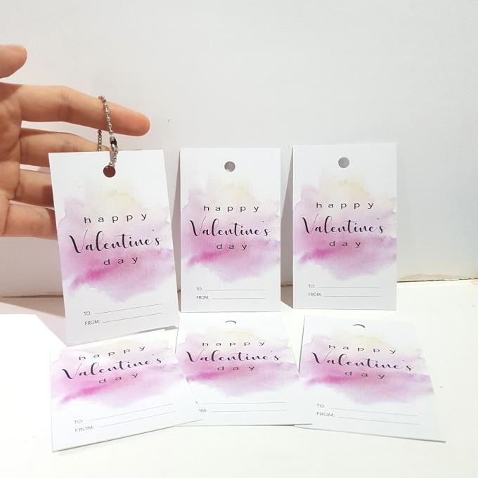

DISKON Gift Tag/ Hang Tag/ Kartu Ucapan/ Gantungan Kartu Valentine 03 (25pcs)