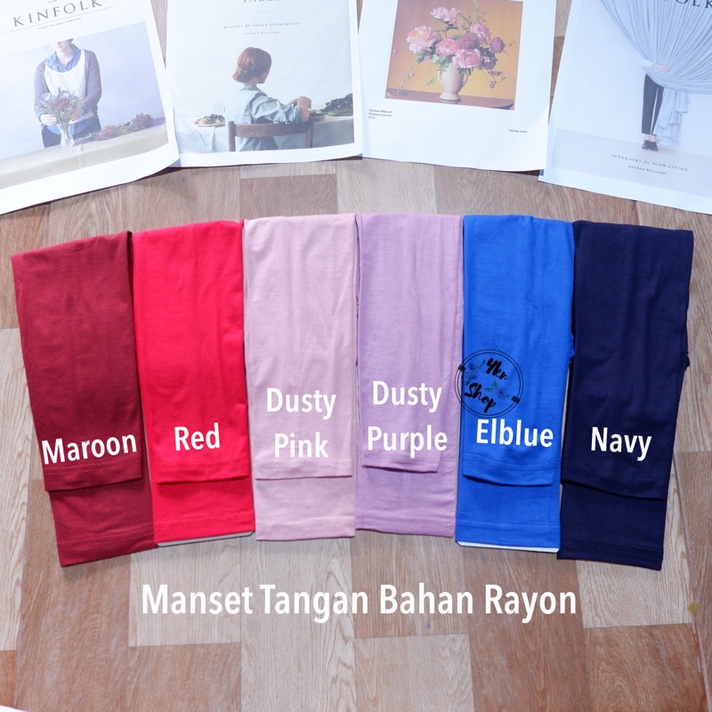 Manset TANGAN Bahan Kaos Rayon Super