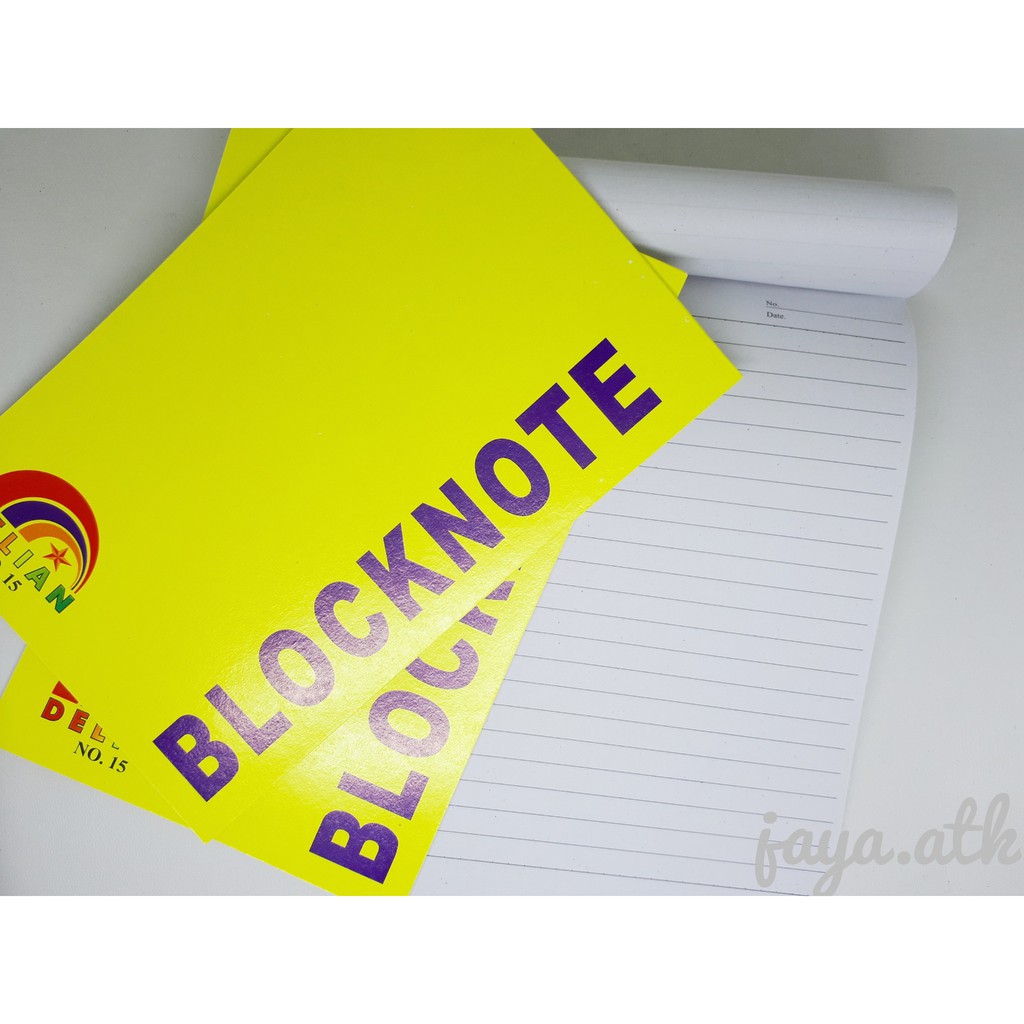 Block Note Murah / Memo / Notes (14 x 21,5 cm)