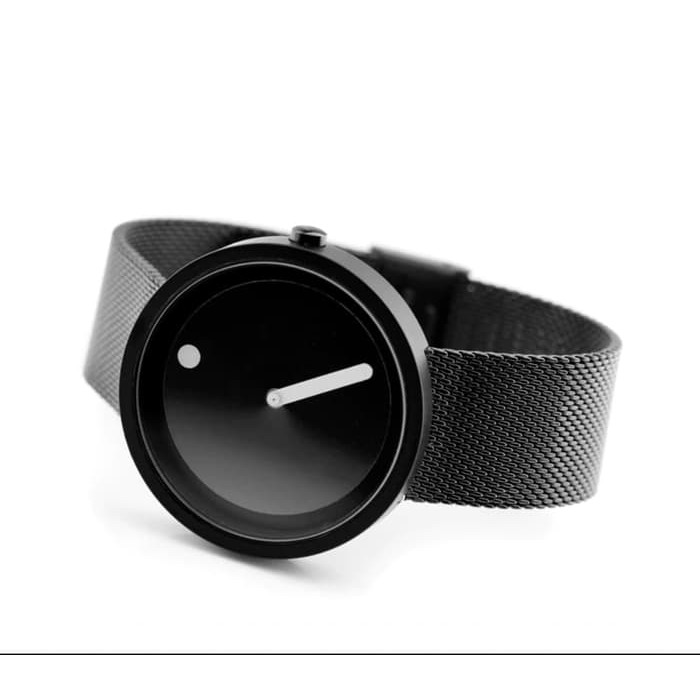Jam Tangan Pria Analog Minimalis Anti Kara Dot Line