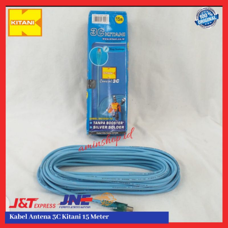 Kabel Antena Tv Kitani Coaxial 3C Panjang 15 Meter Kabel Tv Ke Antena Kabel Antena Kabel antena tanpa booster kabel antena berkualitas kabel antena murah kabel antena kabel parabola antena hd antena digital kabel antena terbaik kabel