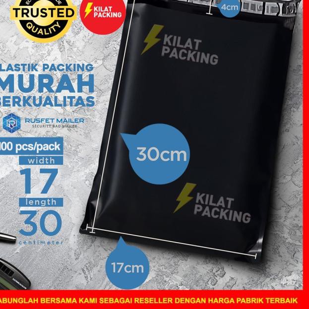 

▲ POLYMAILER EKONOMIS HITAM VARIAN - PLASTIK PACKING ONLINE MURAH 1 PACK - 15CM X 25CM ✸