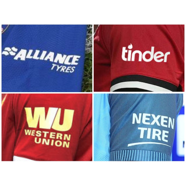 PASANG PATCH SPONSOR LENGAN NEXEN TIRE, TINDER, ALLIANCE,WU, HYUNDAI, DLL
