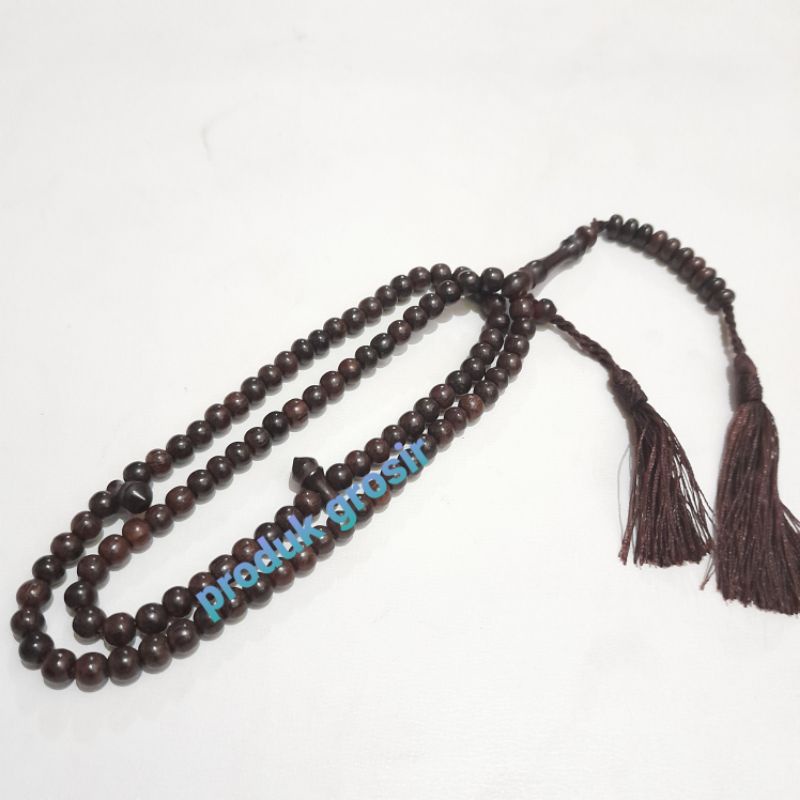 TASBIH KAYU GALIH ASEM 99BUTIR 6MM ORIZINAL