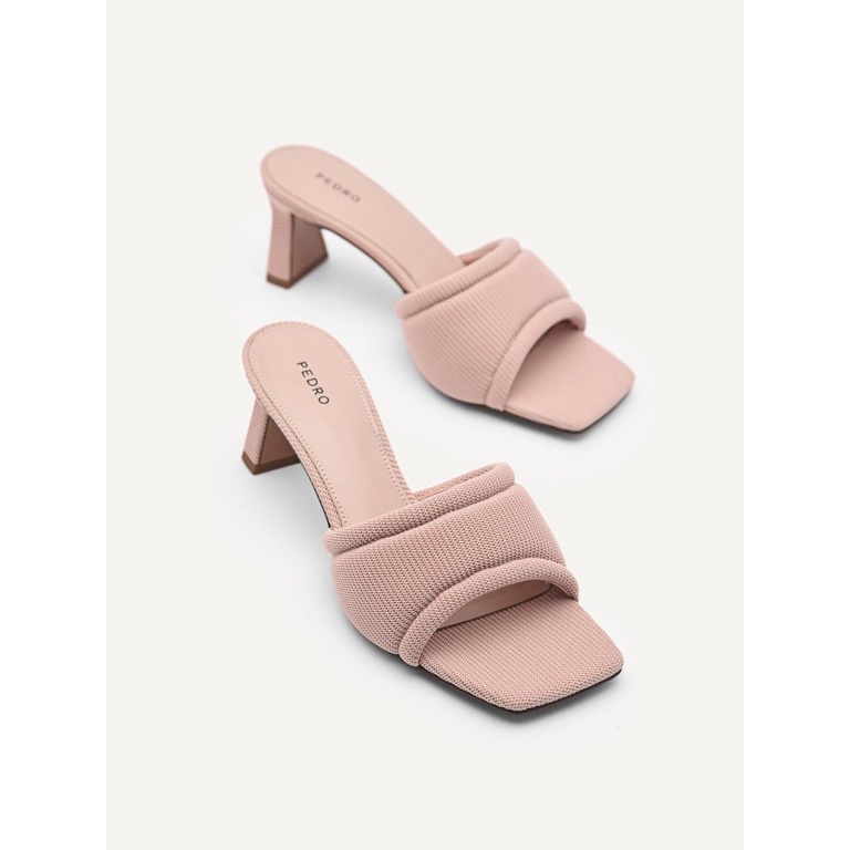 SANDAL HEEL PEDRO HEELS WANITA ORIGINAL BRANDED TERBARU PINK PW061