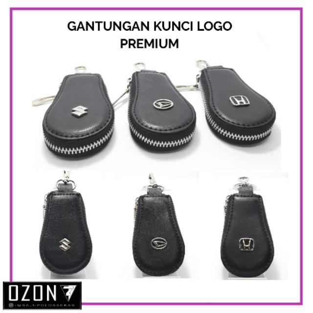 Gantungan kunci mobil motor logo daihatsu OVAL premium