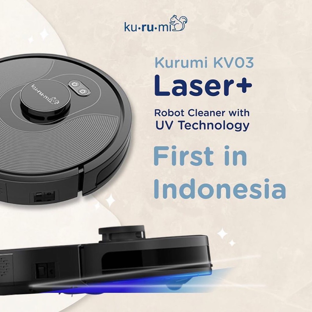 KURUMI VACUUM CLEANER ROBOT KV 03 LASER