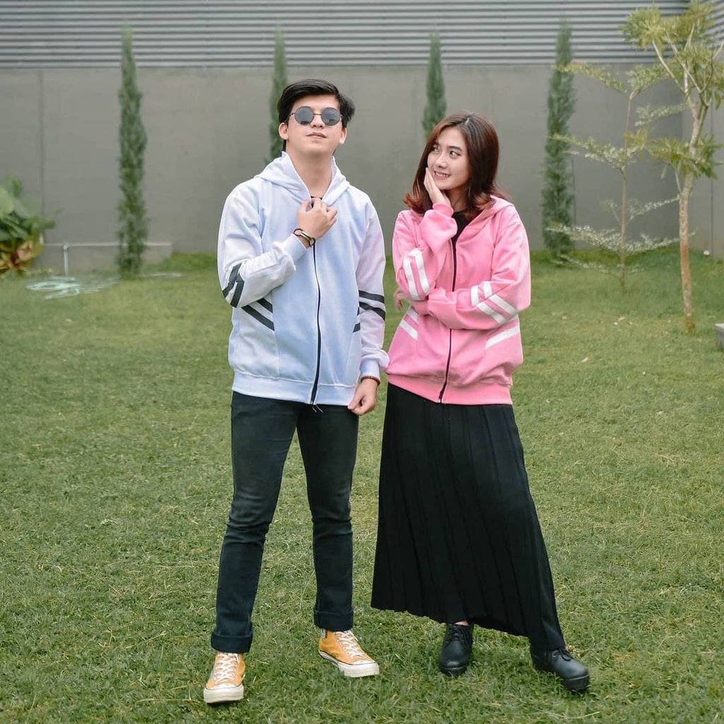 Nara Grosir - Kyo Zipper Hodie l Sweater Pria dan Wanita