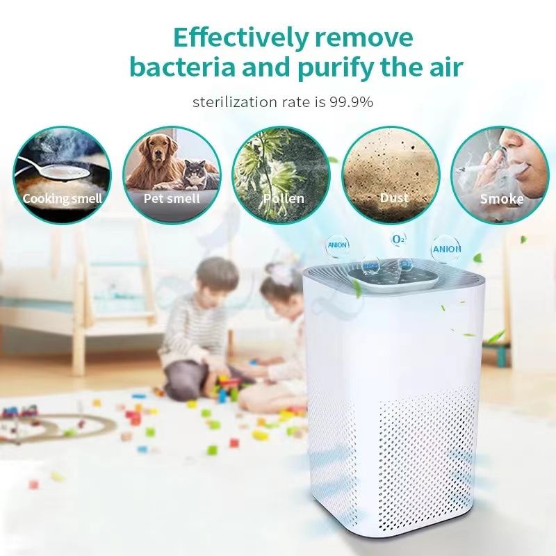 High concentration of negatif anions purify and refresh air purifier