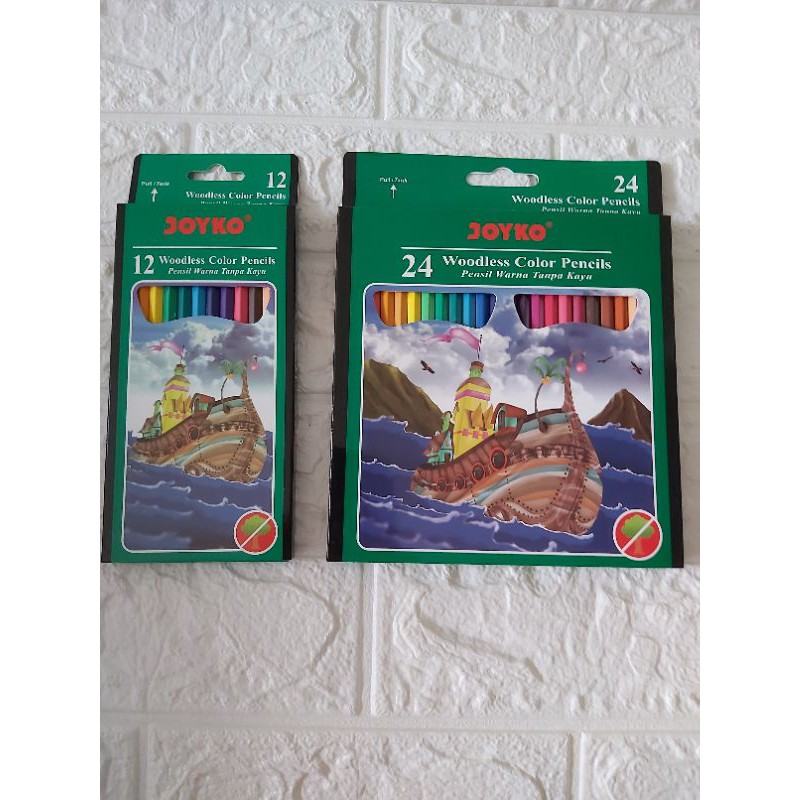 

Pensil warna joyco 12-24 warna panjang