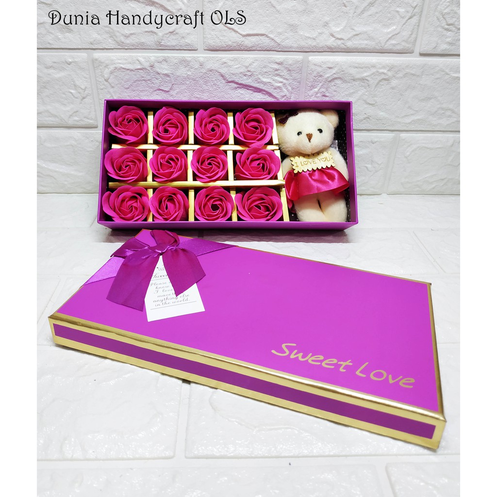 Kotak Valentine Sweet Love Gift Box Anniversary Kotak Souvenir