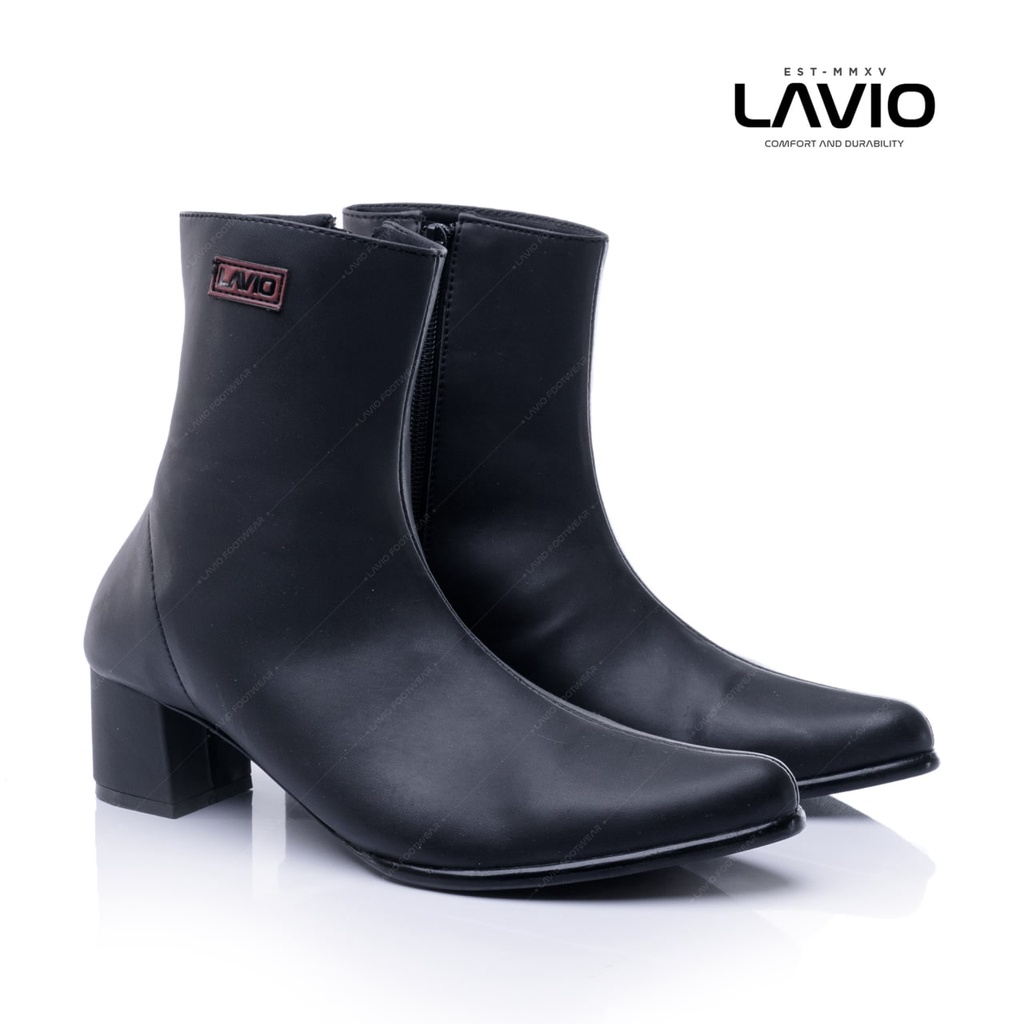 Sepatu Boots Wanita Cewe Keren Korea Kekinian Lavio Qiana Original High Heels