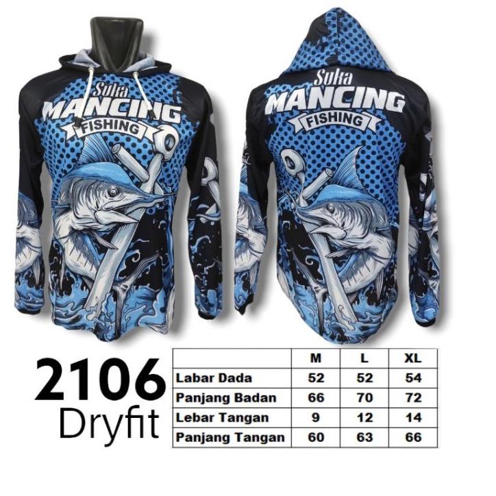 Jersey mancing XXL JUMBO baju mancing UKURAN BESAR kaos MANCING JUMBO