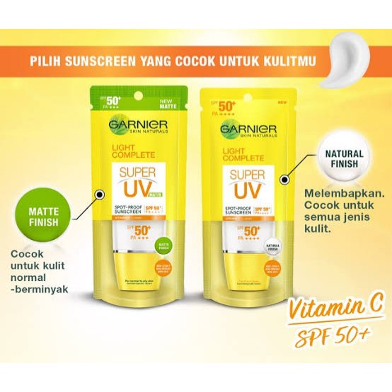 GARNIER Light Complete Super UV Sunscreen SPF 50 PA+++ 30 ml