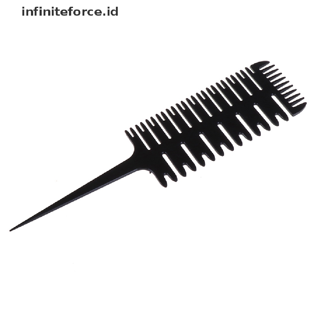 Infiniteforce.id 1pc Sisir Cat Rambut Bentuk Tulang Ekor Untuk Salon / Barber