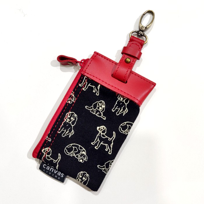 

Canvas Living key Pouch Billy Black