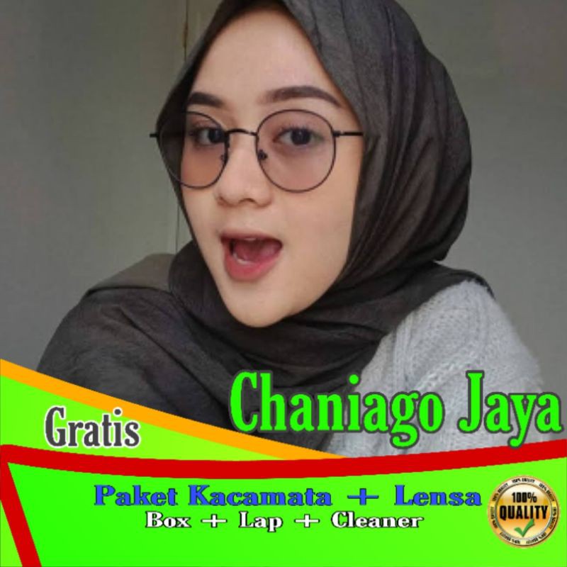 Paket Frame + Lensa minus/Radiasi Normal | Kacamata besi tipis & ringan | Kacamata...