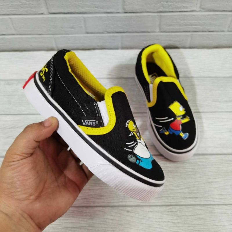 Sepatu Anak Vans Slip On x The Simpsons