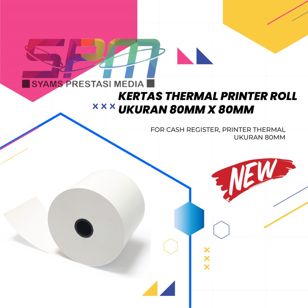 

Kertas Thermal Ukuran 80mm X 80mm Termurah ( HARGA UNTUK 2 ROLL )