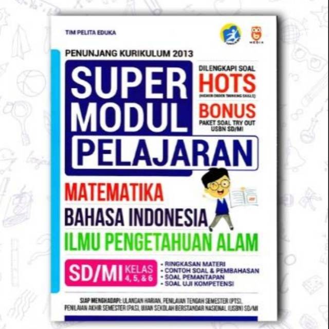 Super Modul Pelajaran Matematika Bahasa Indonesia Ipa Sd Mi