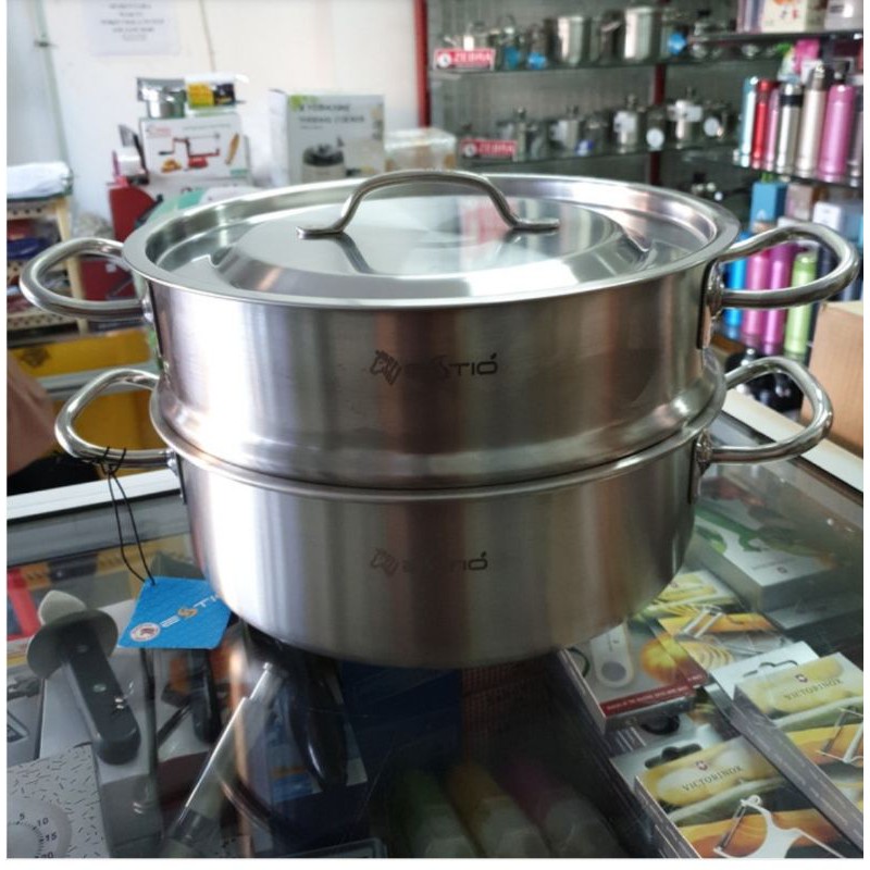171302 Steamer, Functional Pot Zebra Estio Pro D28x10cm, SUS 304, Thailand Made