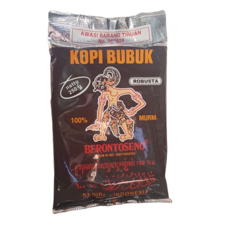 BERONTOSENO KOPI BUBUK ROBUSTA 250GRAM/centraltrenggalek