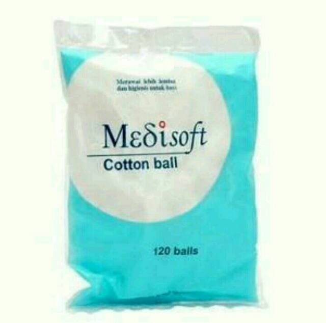 Medisoft 120 Balls Biru Pembersih Pantat Bayi