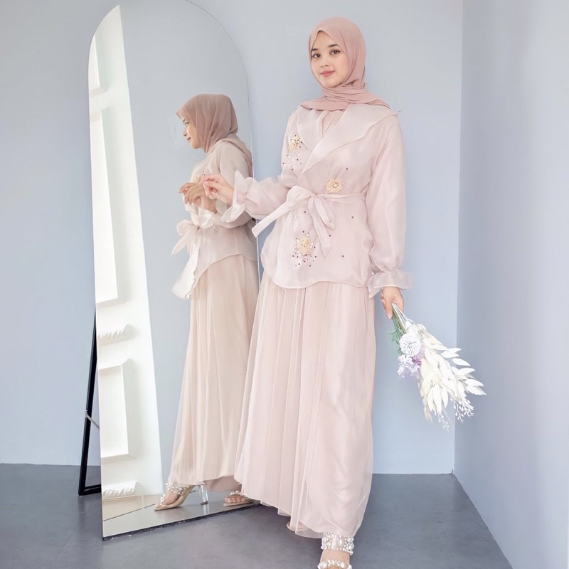 Ghania Set Dress | Dress Set Ghania