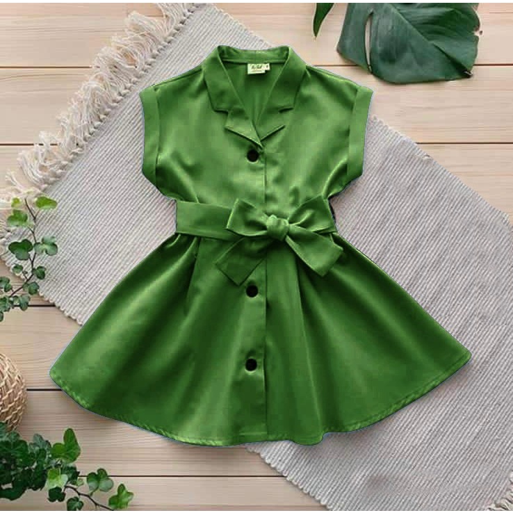 Amspro Dres anak perempuan Pakaian anak perempuan terusan Dress Keth