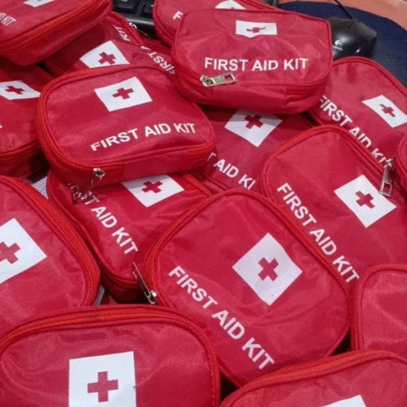 Onemed Kotak P3K First Aid Kit Merah / Emergency kit bag dompet Onemed