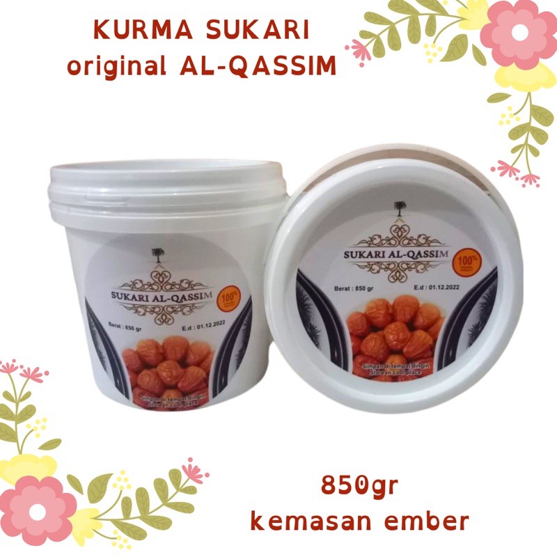 KURMA AL-QASSIM - KURMA Sukari ember AL-QASSIM original premium Meningkatkan daya tahan tubuh mengendalikan gula darah