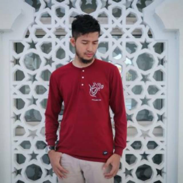 Kaos Muslim Kaligrafi Dakwah Naidu Henley Muslim Tshirt Keren Baju Muslim Unik