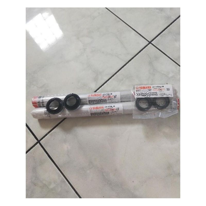 As shock depan  Jupiter MX lama  harga 1 set + 2 seal tutup abu