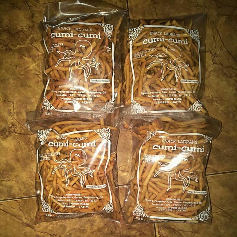 

Snack Ladrang CumiCumi Khas jember rasa balado
