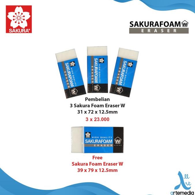 

[COD] Sakura Foam Eraser BERKUALITAS Kode 1455