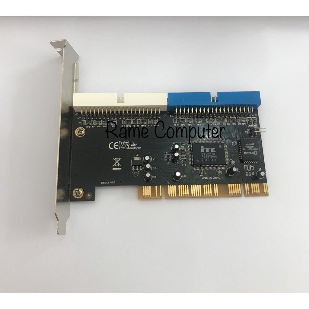 2 Port ATA/133 IDE Controller PCI Card Adapter