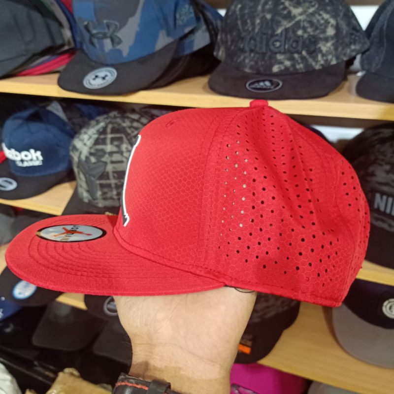 topi jordan red snapback topi premium impor