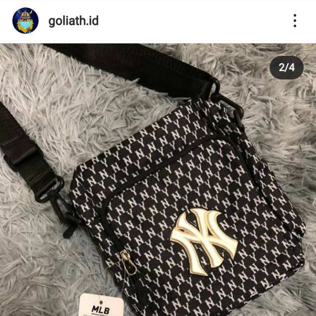 MLB NY MONOGRAM SLING BAG