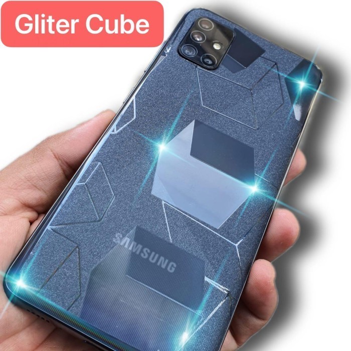 GARSKIN REALME GT MASTER EDITION BACK SKIN GLITTER CUBE 3D