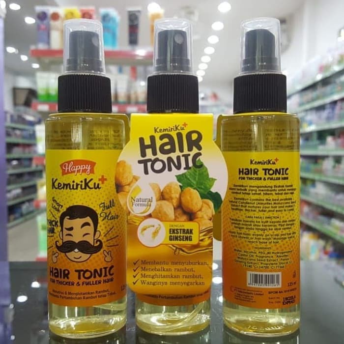 HAPPY KEMIRIKU , Hair Tonic 125ml (BPOM)