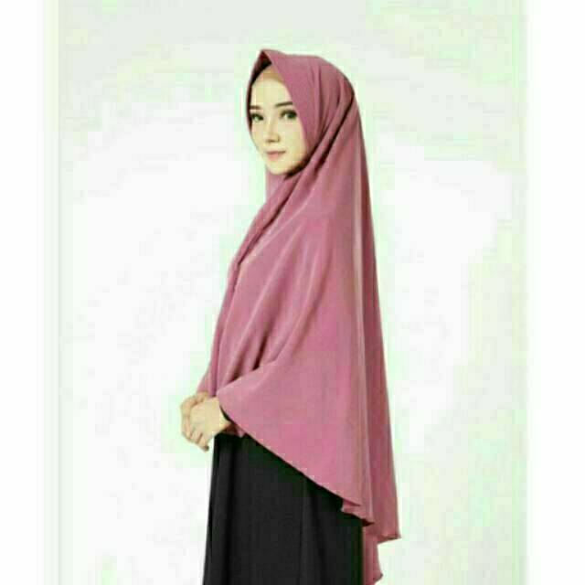  Daily  Khimar Jilbab  Hijab Kerudung Instan  Bergo Jumbo 