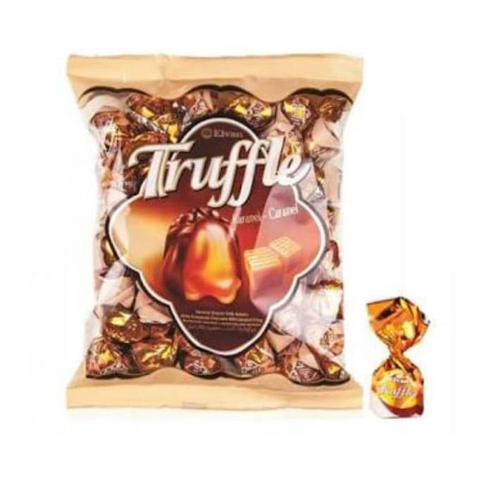 

Ds Welcome Elvan Truffle Chocolate Caramel 500G Cokelat Coklat Karamel Import