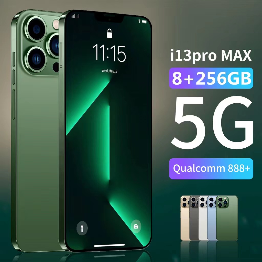 【Terbaru 2022 hp murah】i13 Pro Max Handphone Android 10.0 5G 12GB+512GB hp Snapdragon 865 Plus Fingerprint Garansi Resmi Gratis hp murah Ongkir handphone