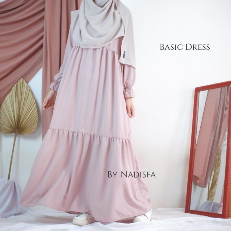 Basic Dress Adem dan Busui Friendly