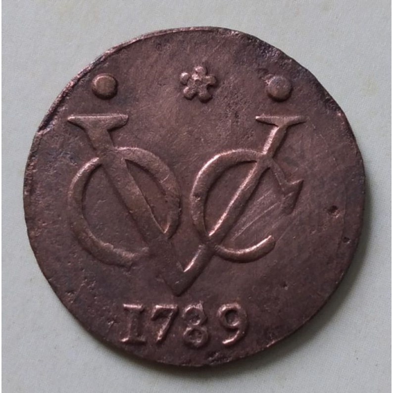 Koin Kuno VOC 1 Doit 1789 West Friesland - WF2