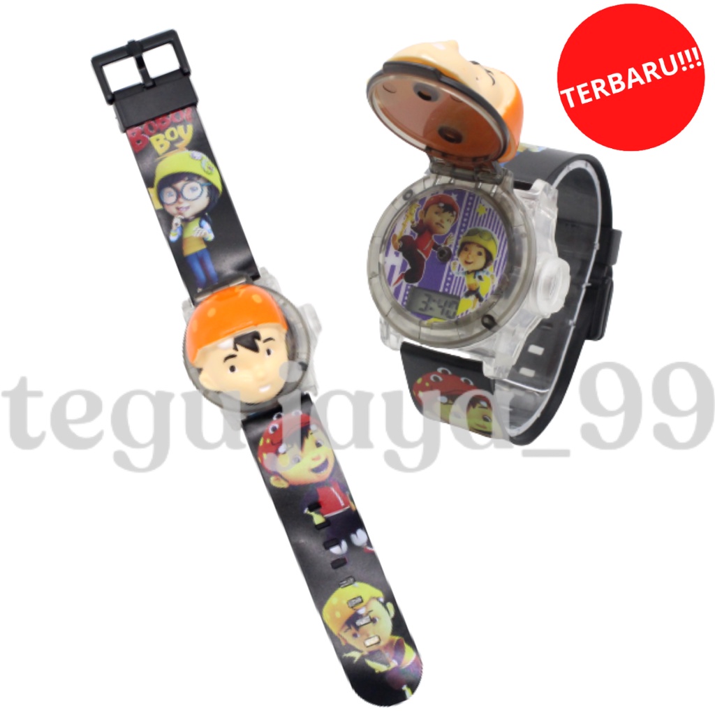 JAM TANGAN ANAK FASHION ANAK LAKI LAKI LASER LAMPU DAN MUSIK KARAKTER KARTUN TG1041