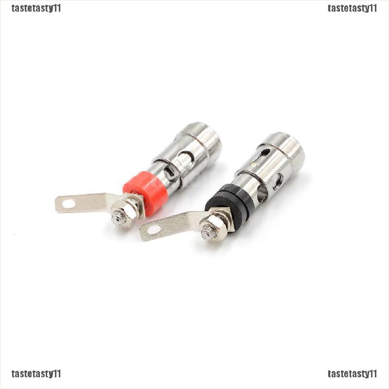 (taty) 2Pcs Speaker Audio Terminal Spring Spring Loaded Tipe Spring NIC