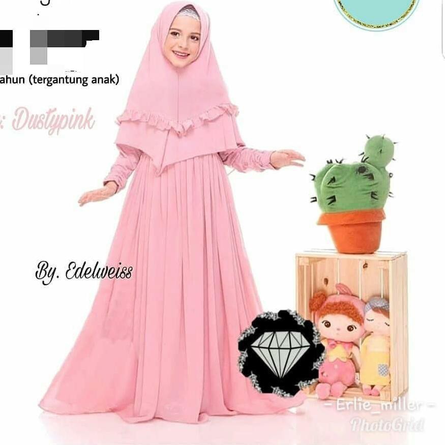 aliysya syari  kids baju  muslim  anak fl Shopee  Indonesia