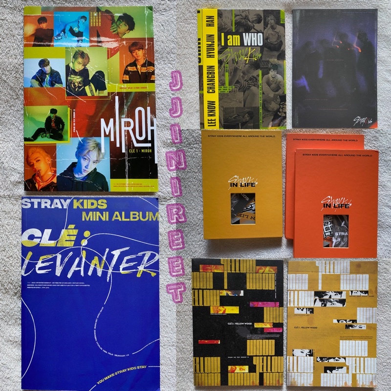 Stray Kids Album ONLY & Fullset [IMN IMW Miroh YW Levanter In Life]