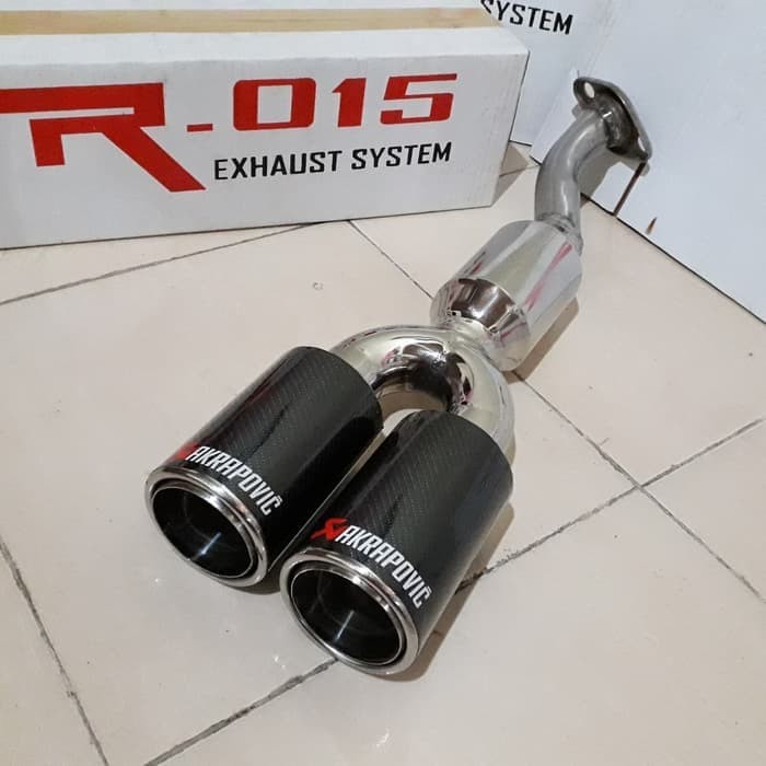 Knalpot Mobil Racing Akrapovic Honda Brio BOLT ON SYSTEM
